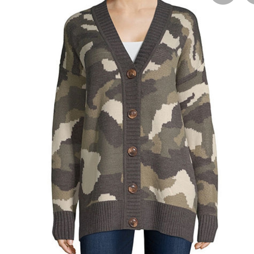 Camo Cardigan